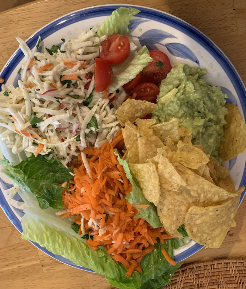 assorted salad plate